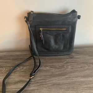 Black cross body purse